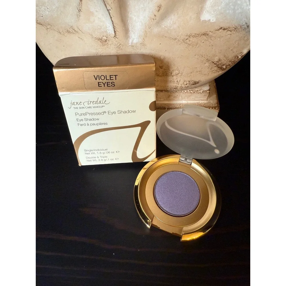 Jane Iredale PurePressed Eye Shadow Violet Eyes Purple Matte Mineral Single 1.8g